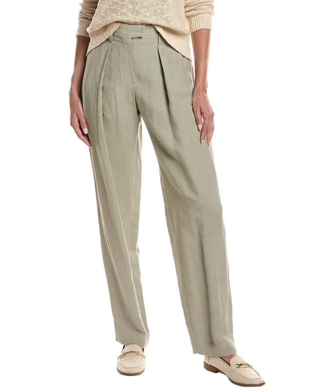 Brunello Cucinelli Linen-Blend Pant, image 1 of 1 from Gilt