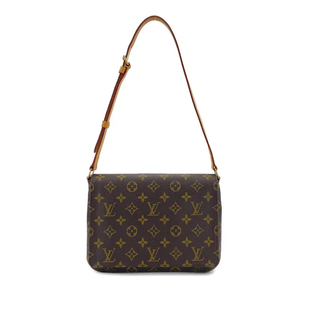 Louis Vuitton Monogram Musette Tango Short Shoulder Bag Brown M51257 in Brown from Luxury Promise