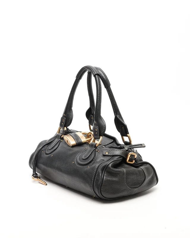Chloé Medium Paddington Handbag in Caviar leather from A Retro Tale, photo 2 of 13
