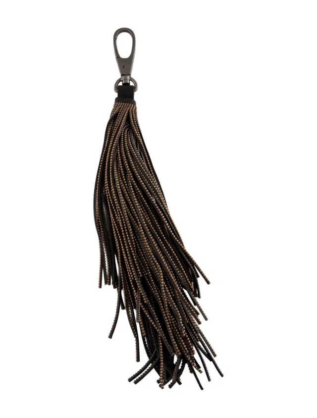 Brunello Cucinelli Bag Charm w/Tags in gray from The RealReal