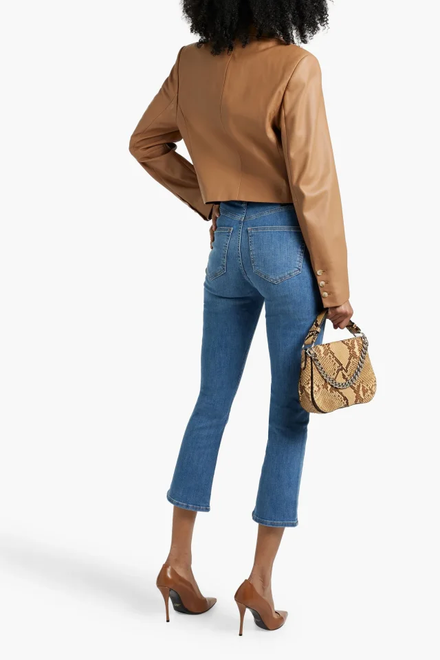 Veronica Beard Carly High-Rise Kick-Flare Jeans, photo 3 of 4 from THE OUTNET