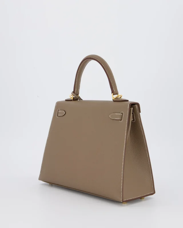 Hermès Kelly 25 Sellier in Taupe Epsom leather from Sellier, photo 4 of 23