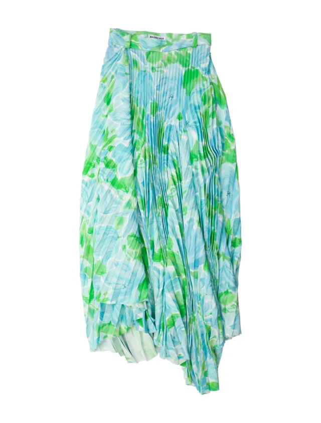 Balenciaga 2020 Midi Length Skirt w/ Tags in blue from The RealReal
