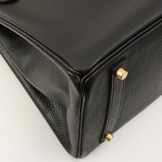 Hermès 1996 Birkin 35 Black in Black from VINTAGE QOO TOKYO, photo 10 of 13