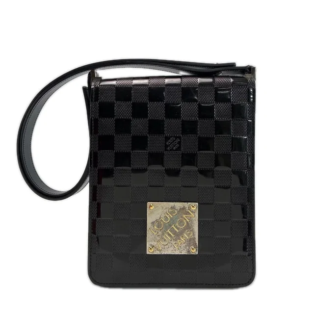 Louis Vuitton Damier Vernis Club Noir Bag in Black from The Reluxe