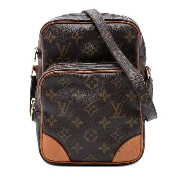 Brown Louis Vuitton Monogram Amazone Crossbody Bag in Brown Coated canvas from Designer Revival