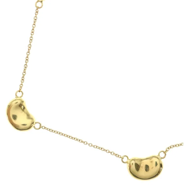 Tiffany & Co. 18k Yellow Gold Elsa Peretti Bean Chain Necklace in Yellow from The Reluxe