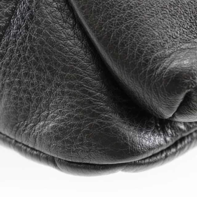 Balenciaga Everyday Waist Leather Black Bag in Black Leather from HEWI, photo 4 of 10
