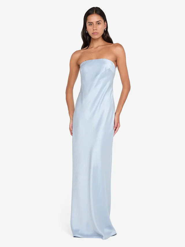 Bec&Bridge AUSTEN STRAPLESS MAXI DRESS - DUSTY BLUE in Blue from BEC + BRIDGE, photo 1 of 1