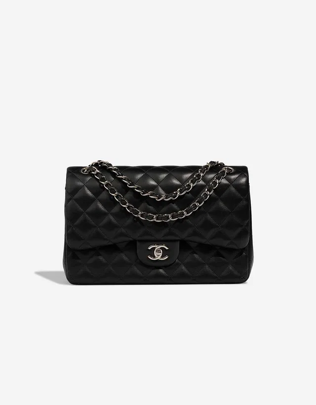 Chanel Timeless Jumbo Lamb Black in Black Lambskin from SACLÀB
