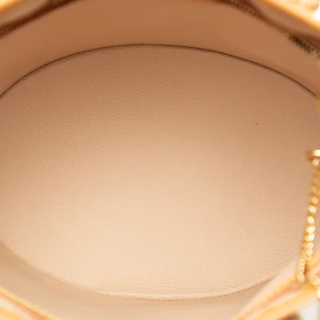 Brown Louis Vuitton Monogram Petit Bucket in Brown Coated canvas from Designer Revival, photo 2 of 2