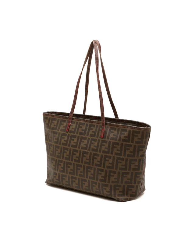 Fendi Zucca Roll Tote Bag in Coated canvas from A Retro Tale, photo 3 of 7