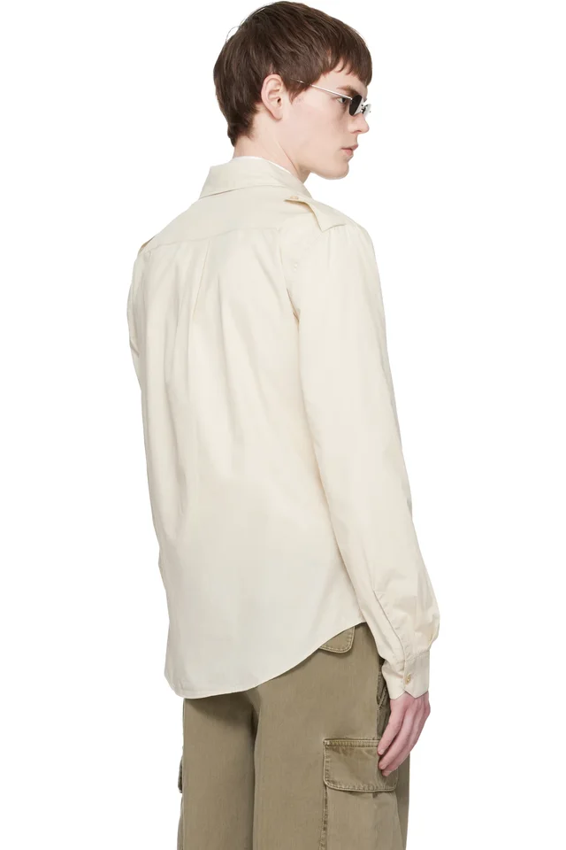 OUR LEGACY Off-White Lean Shirt, photo 3 of 4 from SSENSE