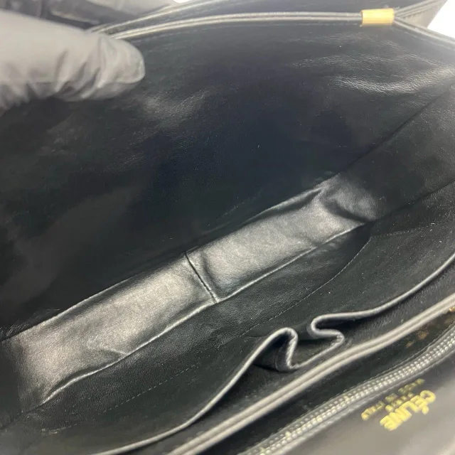 Celine Shoulder Bag in Black Leather from LuxUness, photo 9 of 10