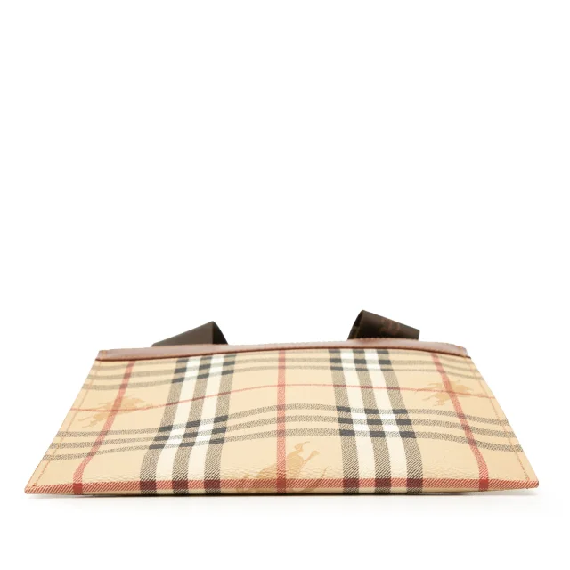 Burberry Haymarket Check Coated Canvas Crossbody in Beige Coated canvas from Designer Revival, photo 3 of 6