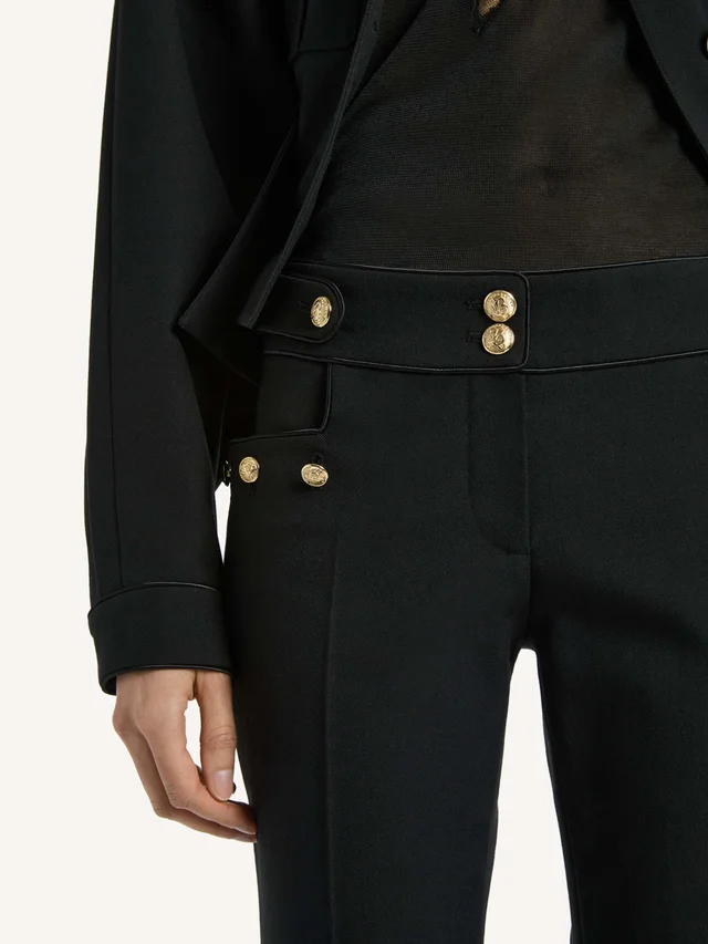 Balmain Pleated wool gabardine trousers, photo 6 of 6 from SENSER