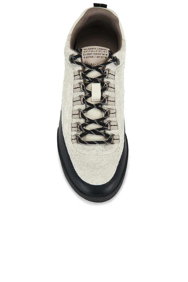 ALLSAINTS Harri Od Low Top Sneaker in Chalk White & Black, photo 4 of 6 from REVOLVE (Canada)