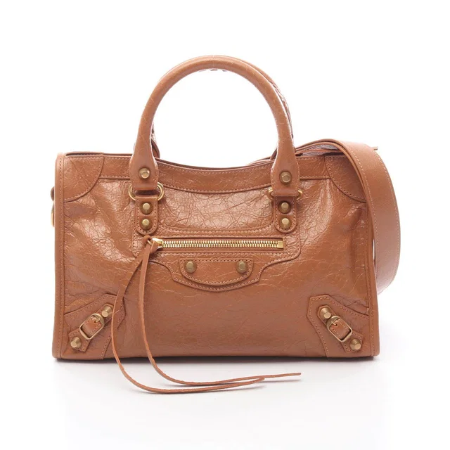 Balenciaga Le City Small Leather 2way Bag in Leather from LuxUness