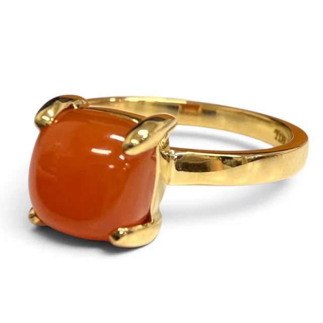 Tiffany & Co. 750 Chalcedony Sugar Stack Ring Yellow Gold JP in Yellow from The Reluxe