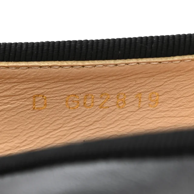 Chanel Patent Cap Toe Ballerina Flats 39.5 Black in Black Lambskin from FASHIONPHILE, photo 9 of 18