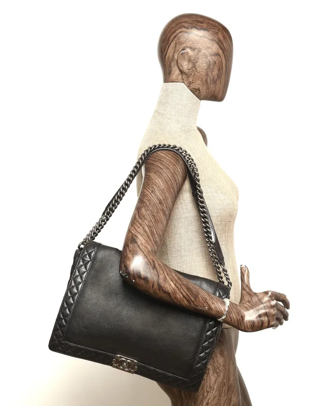 Chanel XL Reverso Boy Flap Bag in Leather from A Retro Tale, photo 9 of 9