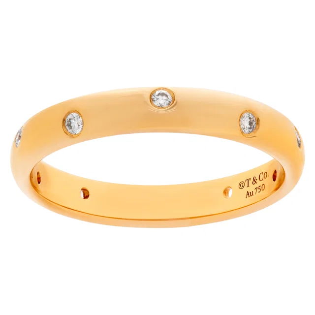 Tiffany & Co. Etoile band in Pink Rose Gold from Gray And Sons