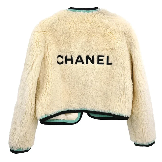 Chanel 1994 Fur Jacket #38 in Cashmere from AMORE Vintage Tokyo