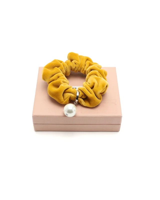 Miu Miu Velvet Scrunchie in Velvet from A Retro Tale, photo 2 of 4