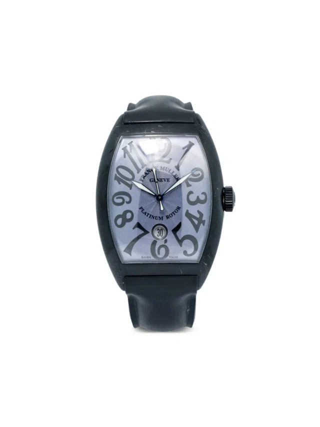 Franck Muller pre-owned Casablanca 8880 39 x 55mm - men - Steel - One Size - Silver in silver|gray from Farfetch