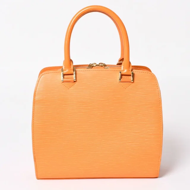 Louis Vuitton Pont Neuf Handbag Epi Leather Mandarin Gold in Gold Leather from The Reluxe