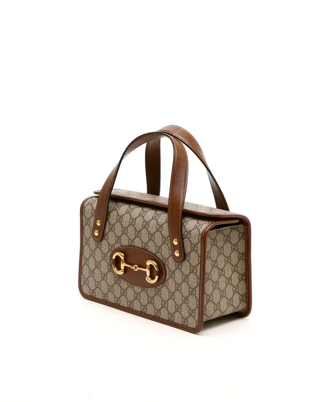 Gucci GG Supreme Horsebit 1955 Handbag in Canvas from A Retro Tale, photo 2 of 2