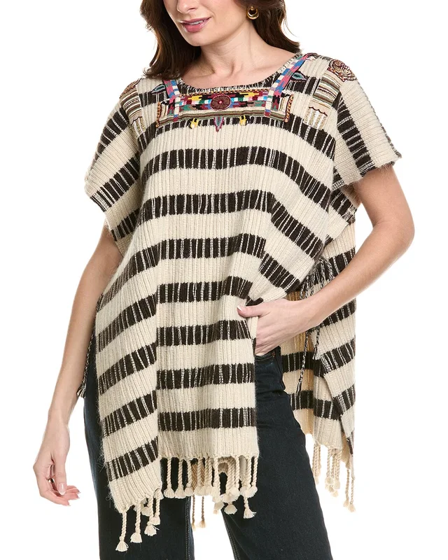 Valentino Wool & Alpaca-Blend Poncho, image 1 of 1 from Gilt