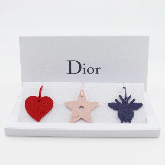 Dior Leather Charm Pendant Set in Multicolor Calfskin from LuxUness, photo 9 of 9