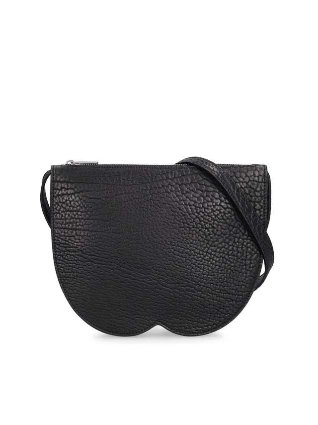 Burberry Chess Shoulder Bag — Black Leather in Black Leather from HEWI