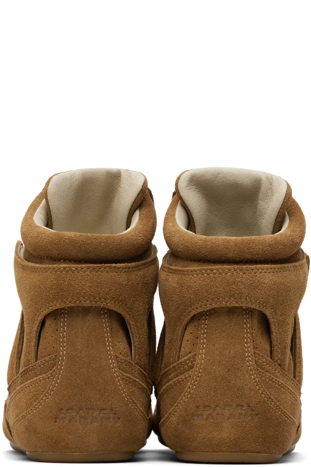 Isabel Marant Brown Senny High Sneakers, photo 2 of 4 from SSENSE