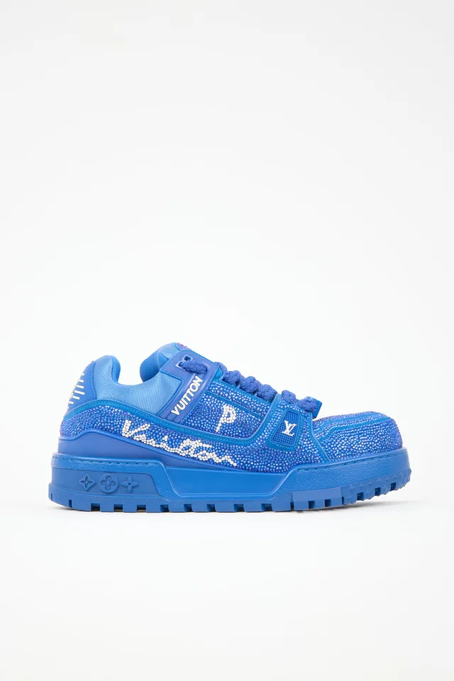 Crystals LV Trainer Maxi Sneaker from VSP Consignment