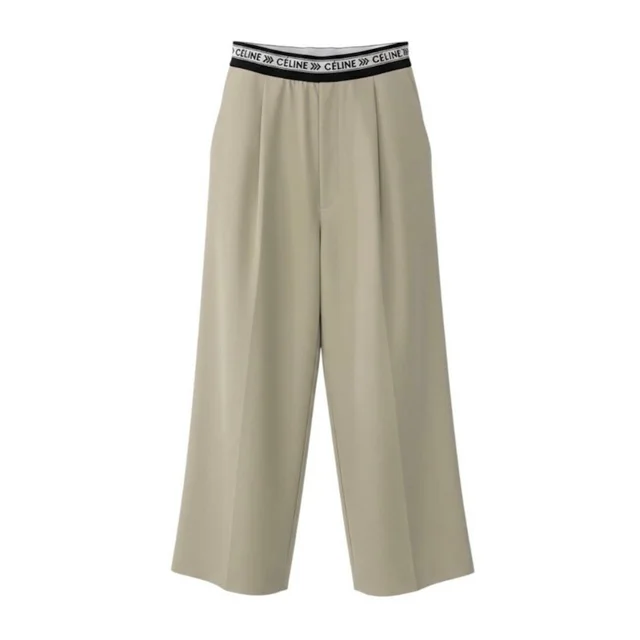 Celine Logo Waist Pants Cotton from The Reluxe