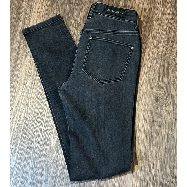 Burberry London Wash Black Skinny Jeans Mid Rise Denim Pants Size 28r Read in black Denim from Poshmark
