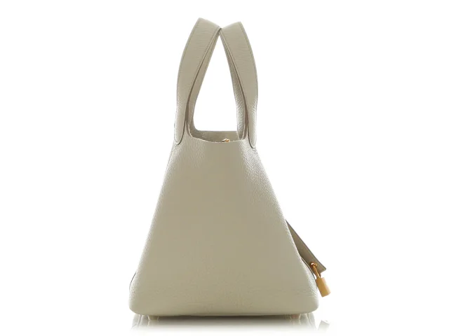 Hermès Béton Clémence Picotin Lock 18 in Clemence leather from Ann's Fabulous Finds, photo 4 of 10