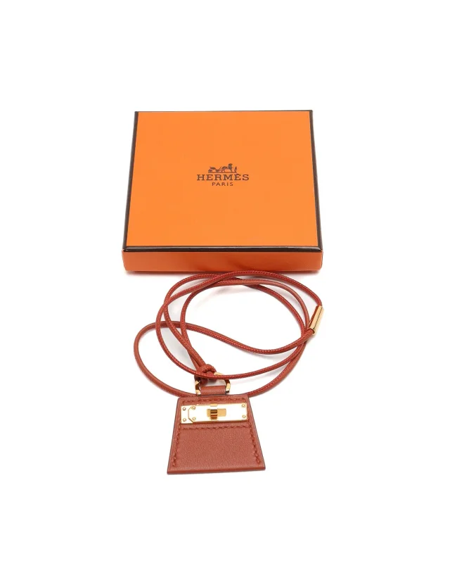 Hermès Monpetitkelly PM Necklace in Leather from A Retro Tale, photo 5 of 5