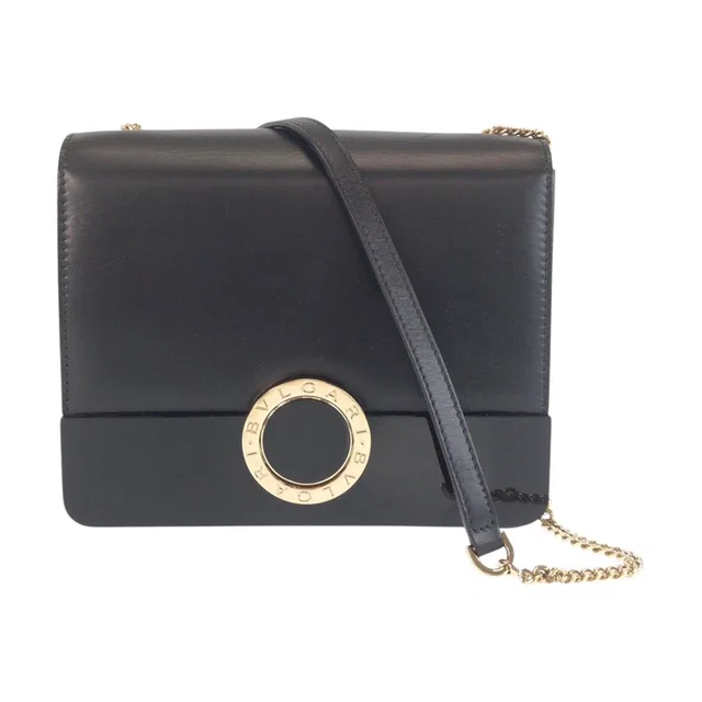Bvlgari Bvlgari Leather Chain Shoulder Bag in Leather from LuxUness