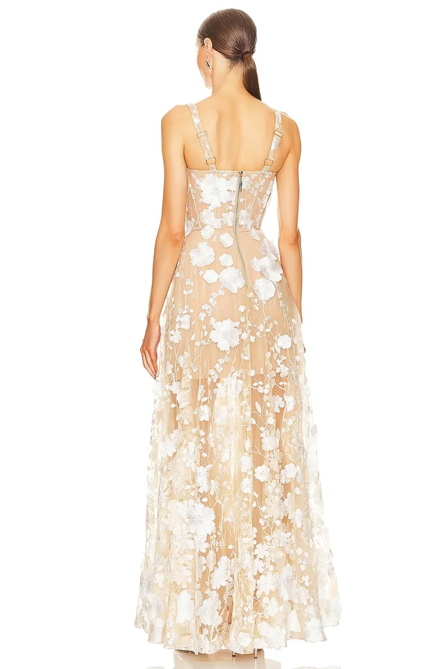 Bronx Banco Jasmine Gown in Cream, photo 3 of 4 from REVOLVE (Canada)