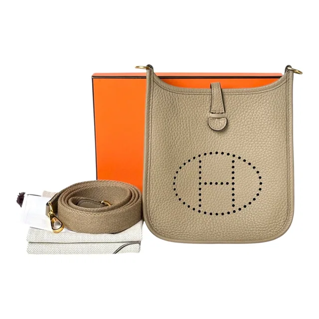 Hermès Evelyne TPM Bag Beige Marfa - Full Set in Beige from Luxury Promise