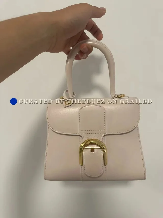 Delvaux Brilliant Mini Pink Handbag in multicolor Box leather from Grailed
