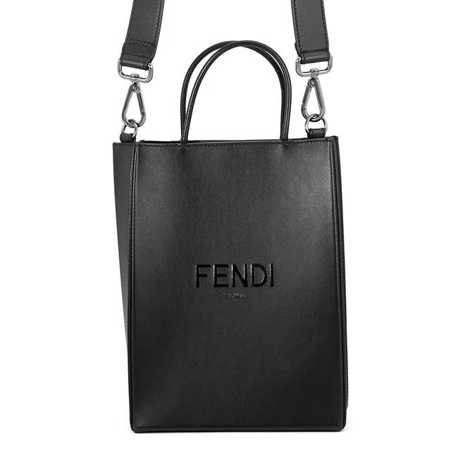 Fendi Shopping Bag 2way Shoulder Bag Black7VA512AFB3F1Z35 Leather Size Small in Leather from GALLERY RARE