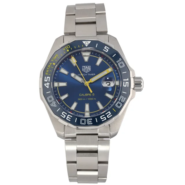 TAG Heuer Aquaracer WAY201H 43mm Stainless Steel Watch from H&T