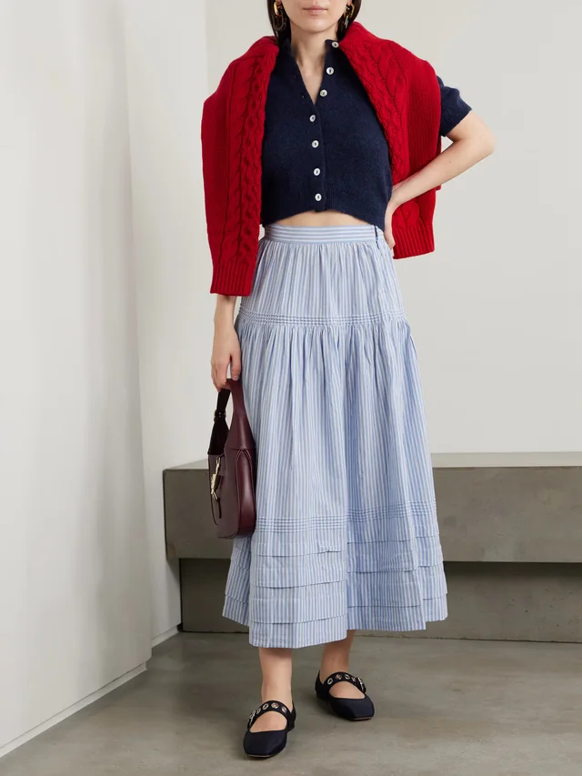 DÔEN Anisa alpaca-blend cardigan in Blue, photo 2 of 2 from NET-A-PORTER (Canada)