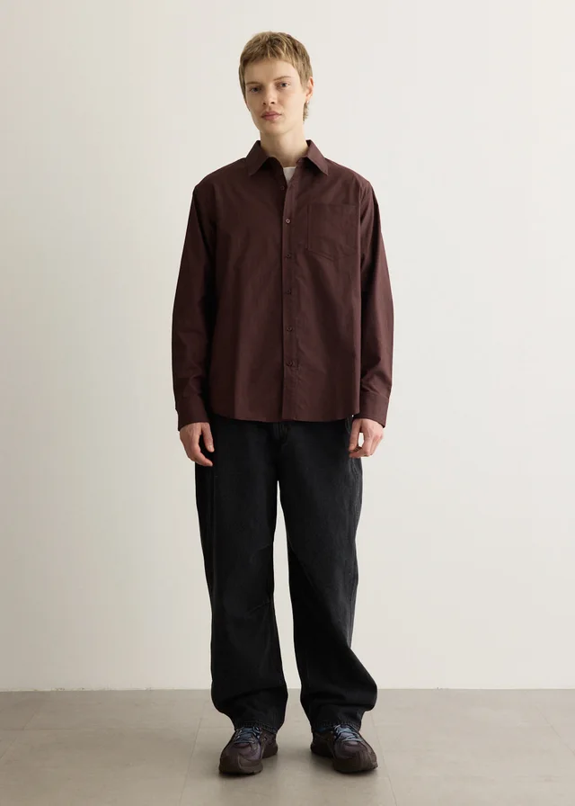 Incu Collection Asher Everyday Oxford Shirt in Brown from Incu, photo 1 of 1