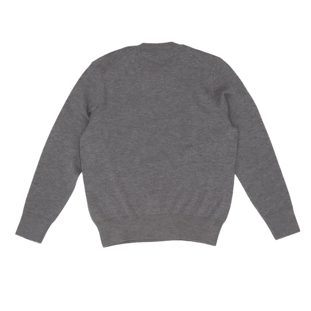 Ami Paris Logo Embroidered Crewneck Jumper, photo 2 of 2 from SENSER