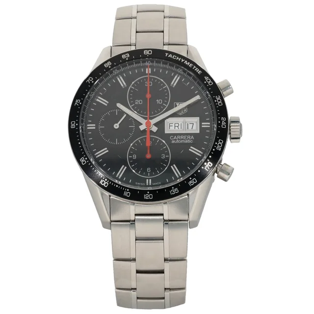 TAG Heuer Carrera CV201AH 41mm Stainless Steel Watch from H&T